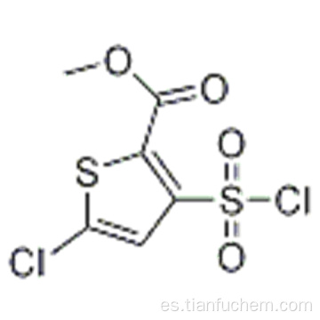 Metil 5-cloro-3-clorosulfonil-tiofeno-2-carboxilato CAS 126910-68-7